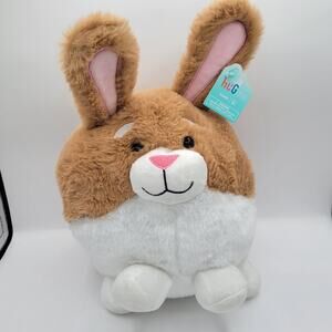 HugMe Easter Rabbit Round Bunny Soft 12" Plush